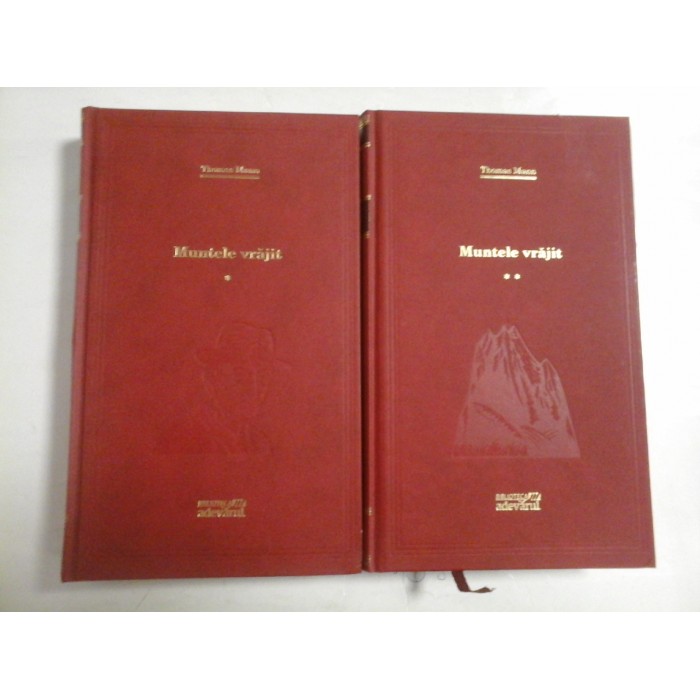 MUNTELE VRAJIT - THOMAS MANN - 2 volume ( Editura  Adevarul) 
